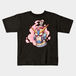 Gundam Spray Can Kids T-Shirt